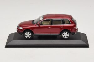 Volkswagen Touareg 7L Rouge Minichamps 1:43 TOUAREG003 Métal